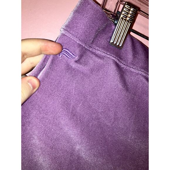 Fabletics light purple velvet leggings size 1X - Picture 2 of 5